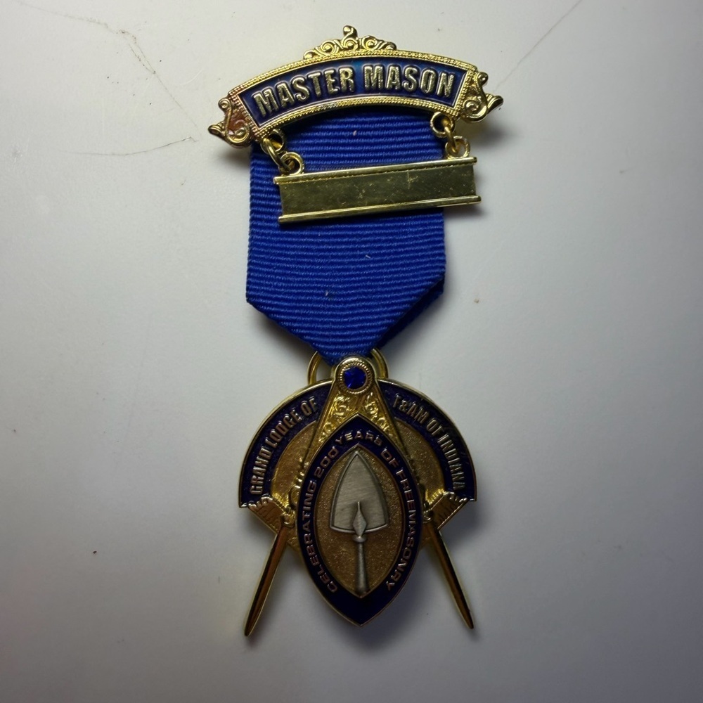 Indiana Masonic Bicentennial Past Master's Jewel for Masons